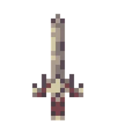 ダイヤ柄の短剣