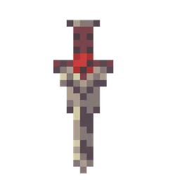 ルビー柄の短剣