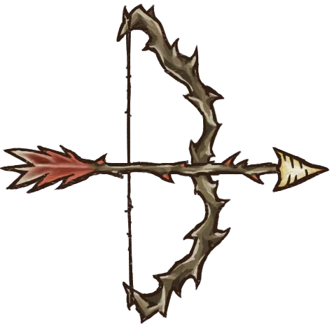 つらぬきキバの弓矢