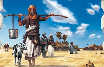 遊牧民の野営地