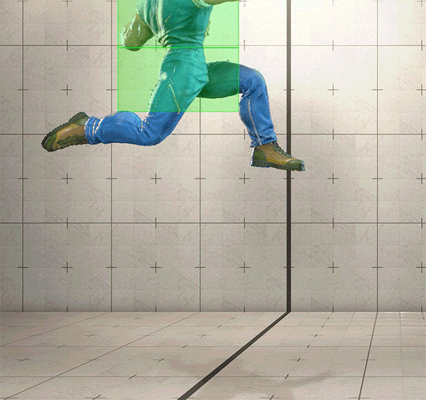 ジャンプ中K