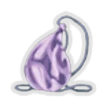 涙滴状のペンダント