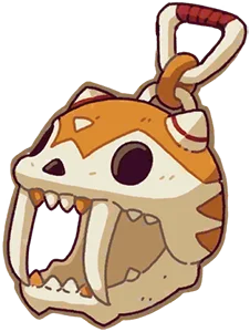 トラのガイコツ